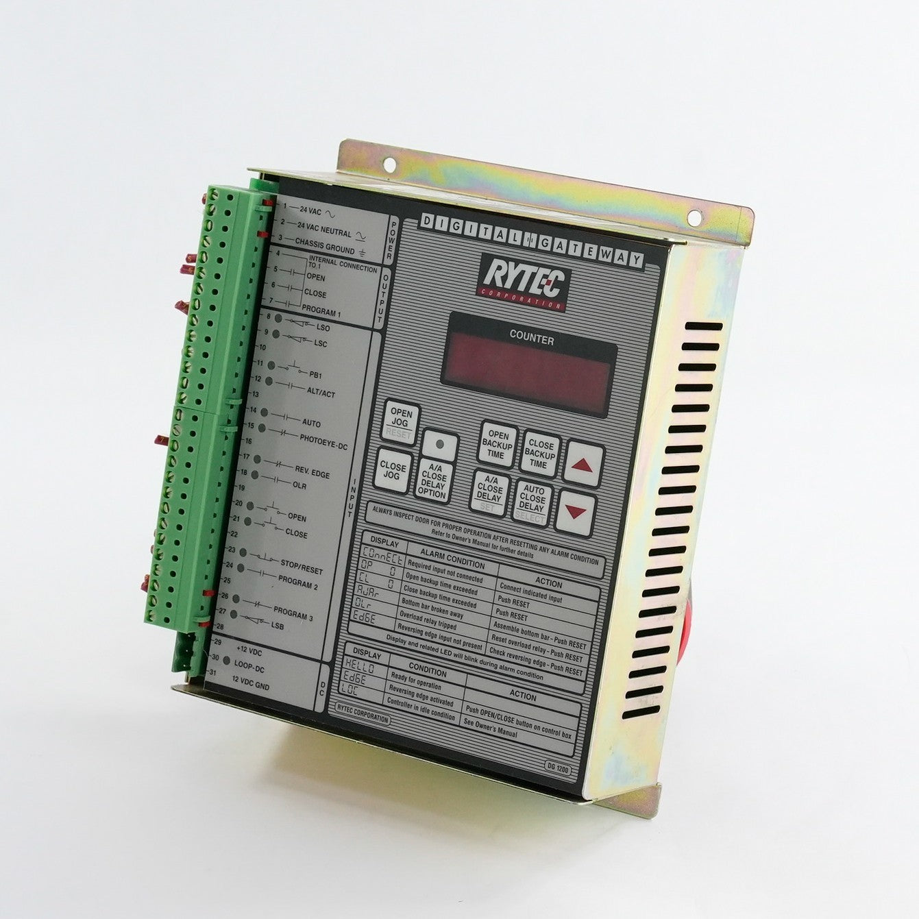 Rytec Digital Gateway DG1200 Door Logic Controller DG-1200 24VAC 28793 -043