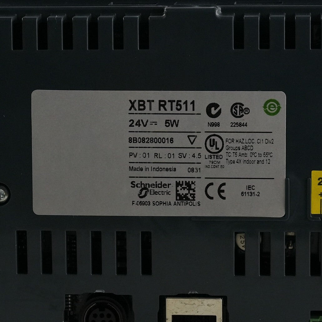 Schneider Electric XBTRT511 Magelis Operator Interface Panel - Open Box