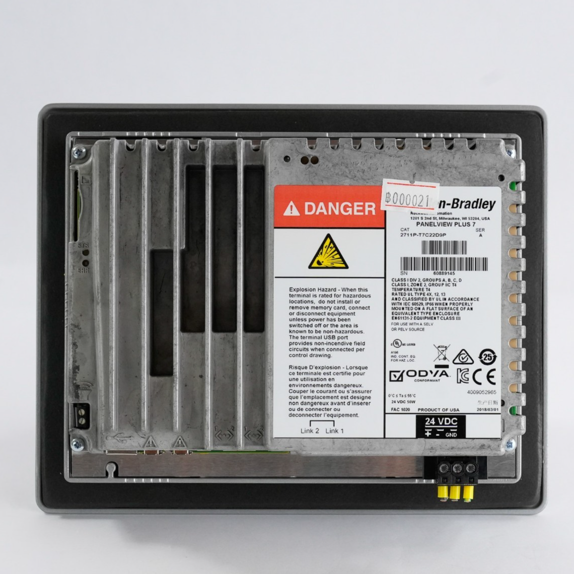 Allen Bradley 2711P-T7C22D9P /A PanelView Plus 7 Color Touchscreen HMI