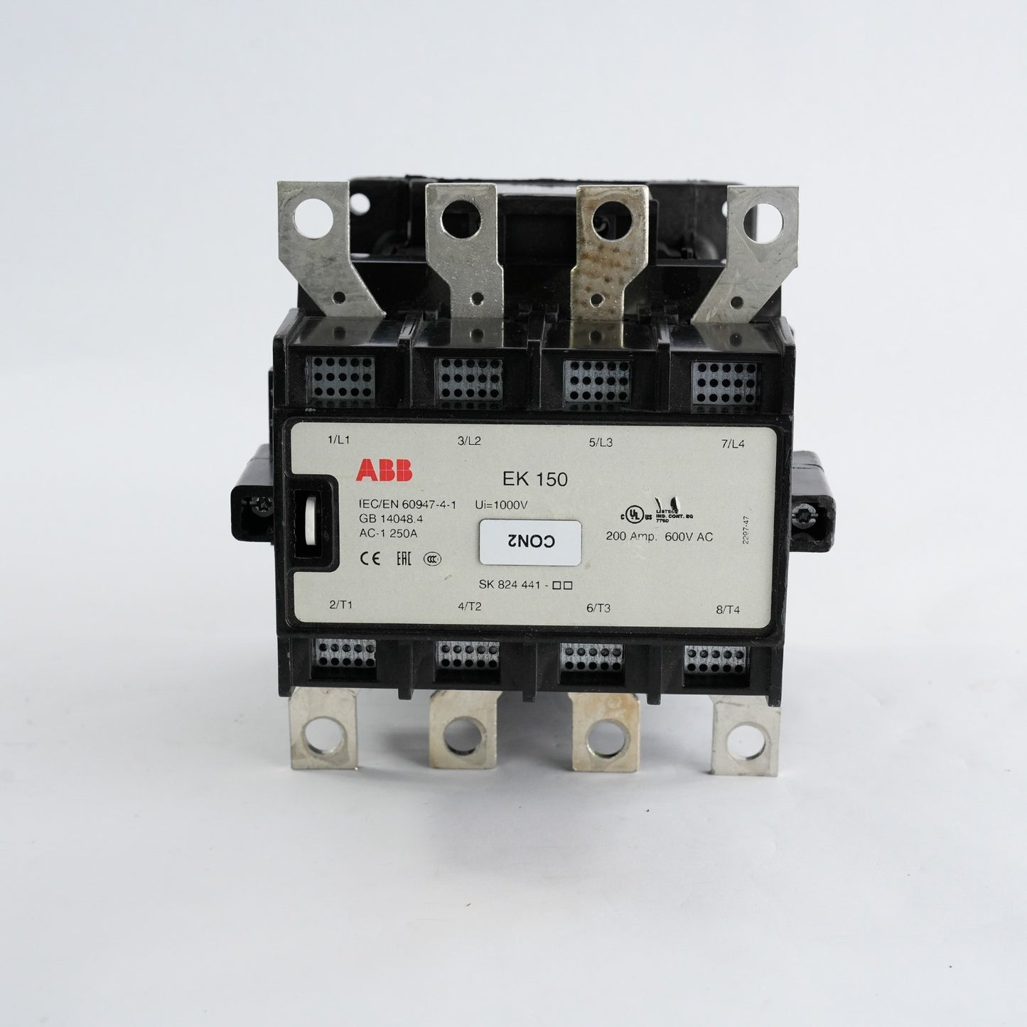 ABB EK 150 Power Contactor SK 825 400-AF EK 150 ac-1 250 200A 600 SK SK 824 441