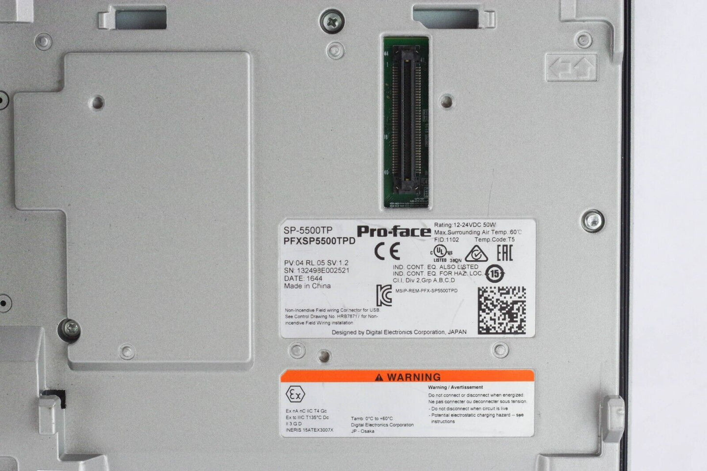 Schneider Electric Pro-Face PFXSP5500TPD / SP-5500TP Panel PC HMI Display