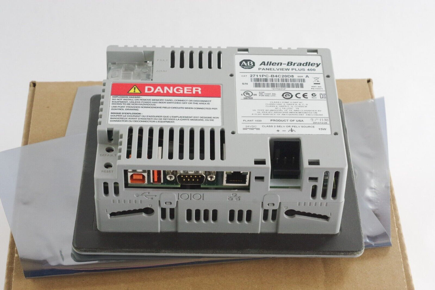 Allen Bradley 2711PC-B4C20D8 /A PanelView Plus Compact 400 Touch - Refurbished