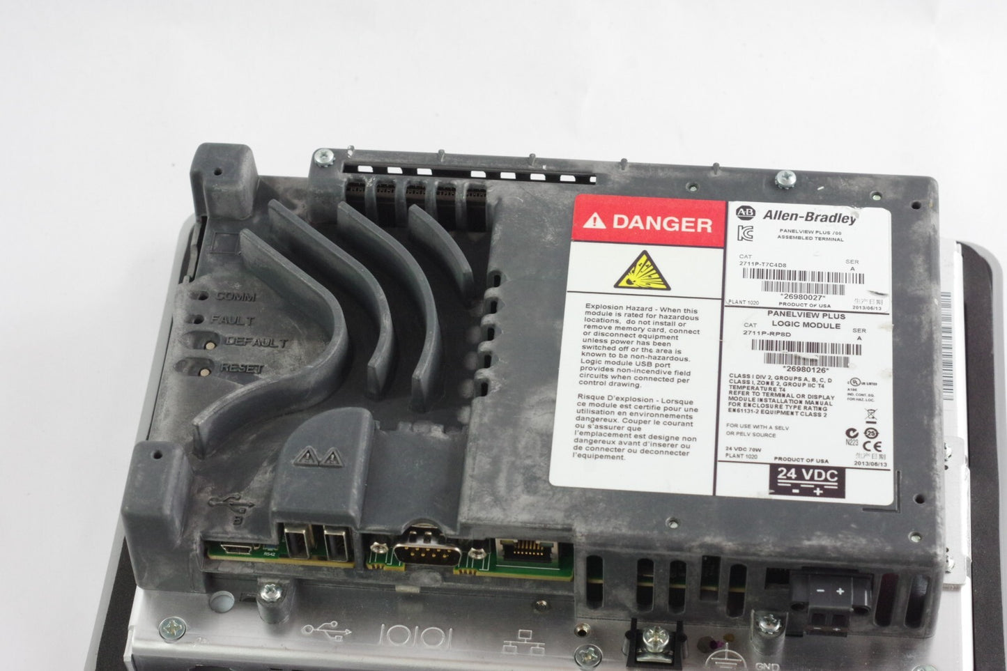 Allen Bradley 2711P-T7C4D8 /A PanelView Plus 700 Touchscreen 6.5" 2711p-RP8D/A