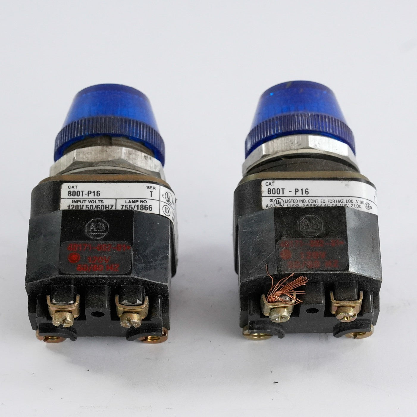 Allen Bradley 800T-P16 /T Blue Illuminated Pilot Button 800TP16