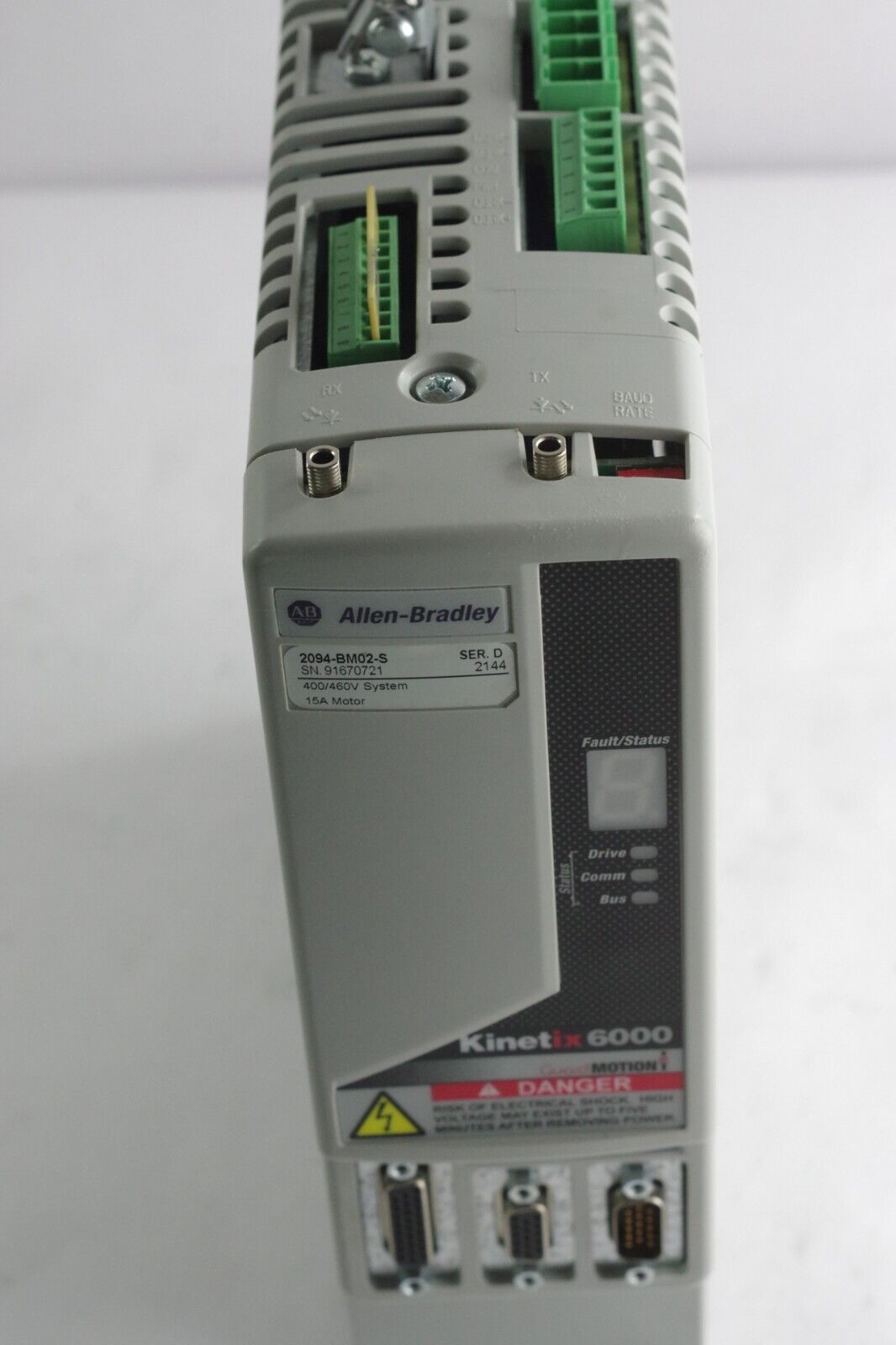 Allen Bradley 2094-BM02-S Ser D Kinetix 6000 2094 15A Axis Module - Installed