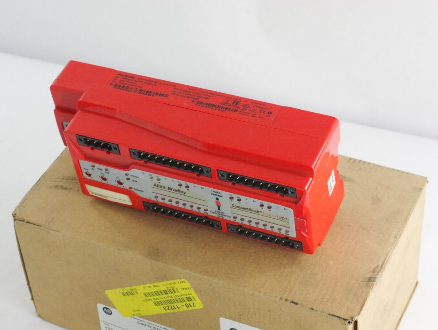 Allen Bradley 1791ES-IB8XOBV4 Ser A CompactBlock Guard I/O - Used