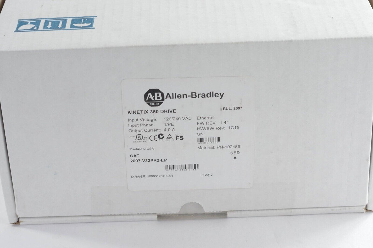 Allen Bradley 2097-V32PR2-LM /A Kinetix 350 Servo Drive - New Surplus