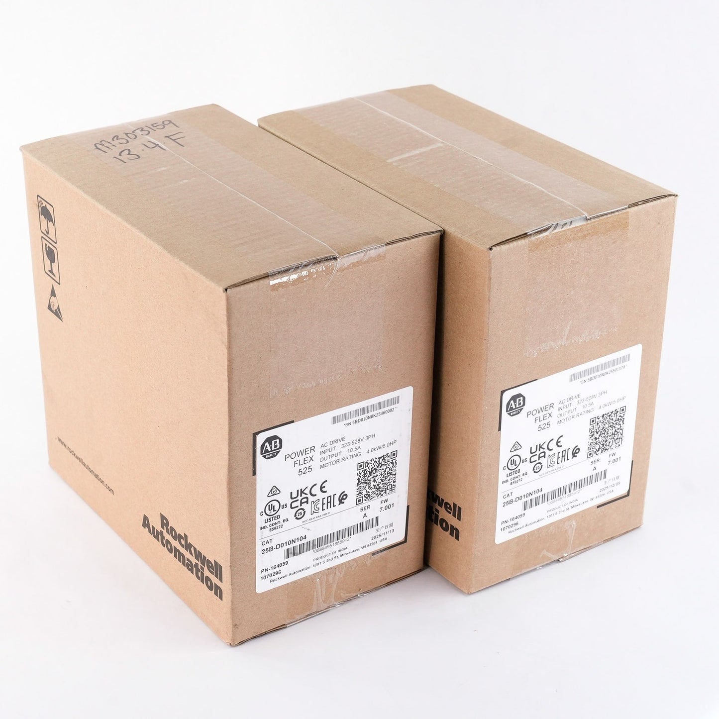 Allen Bradley 25B-D010N104 /A PowerFlex 525 AC Drive 10.5A - Sealed Surplus