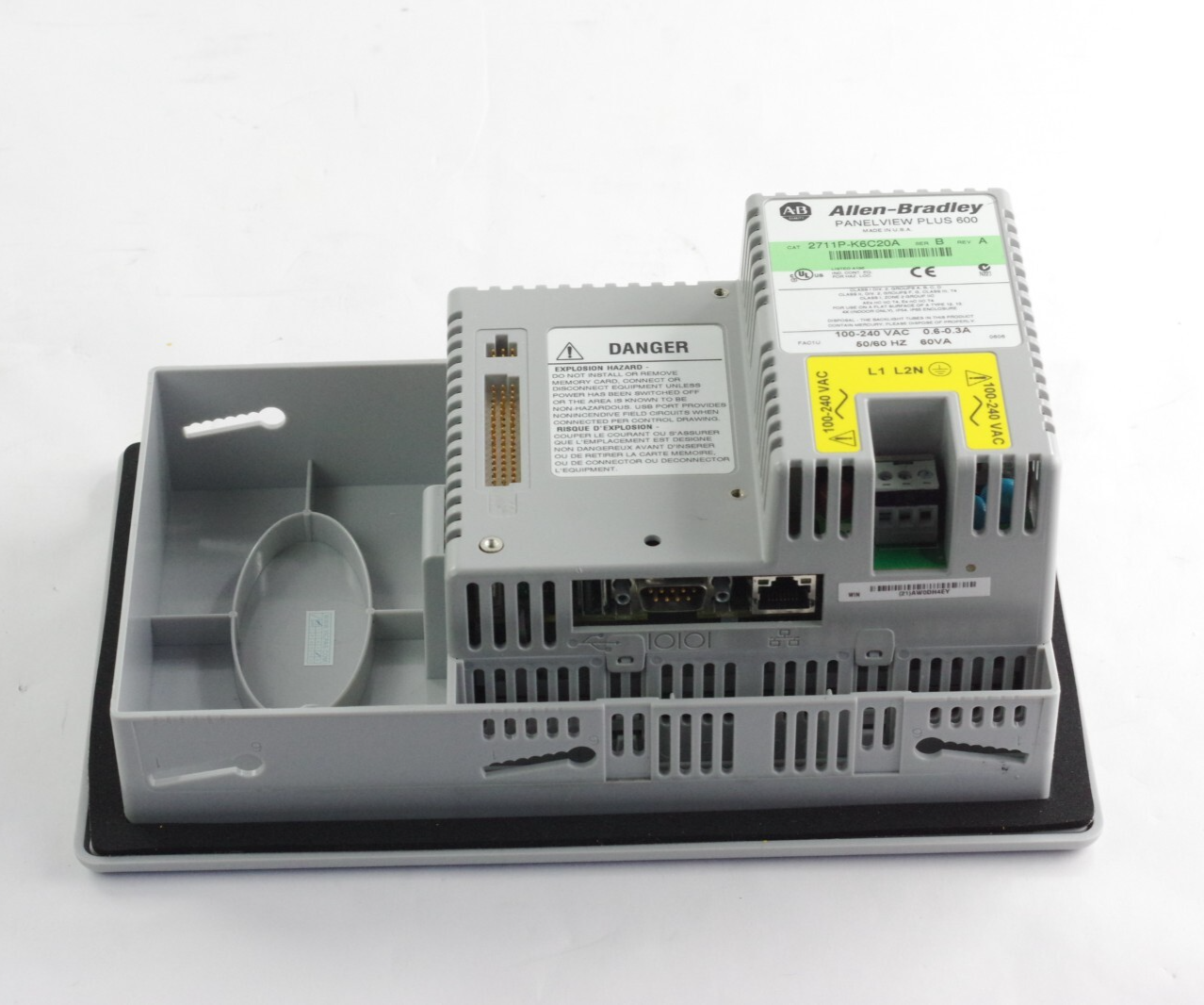 Allen Bradley 2711P-K6C20A /B Rev A Panelview Plus 600 Terminal - Refurbished