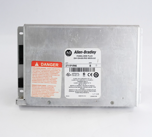 Allen Bradley 2711P-RN6 /B PanelView Plus DH+/DH485/RIO Module 2008