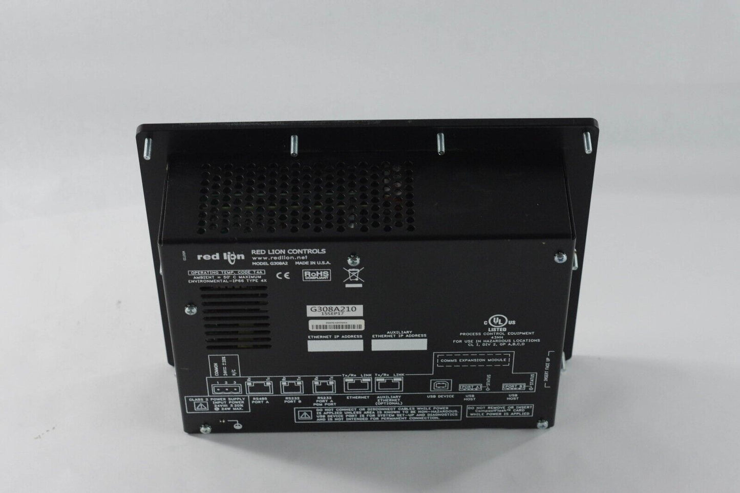 RED LION G308A210 HMI Touch Panel G308A2 - Used + Warranty