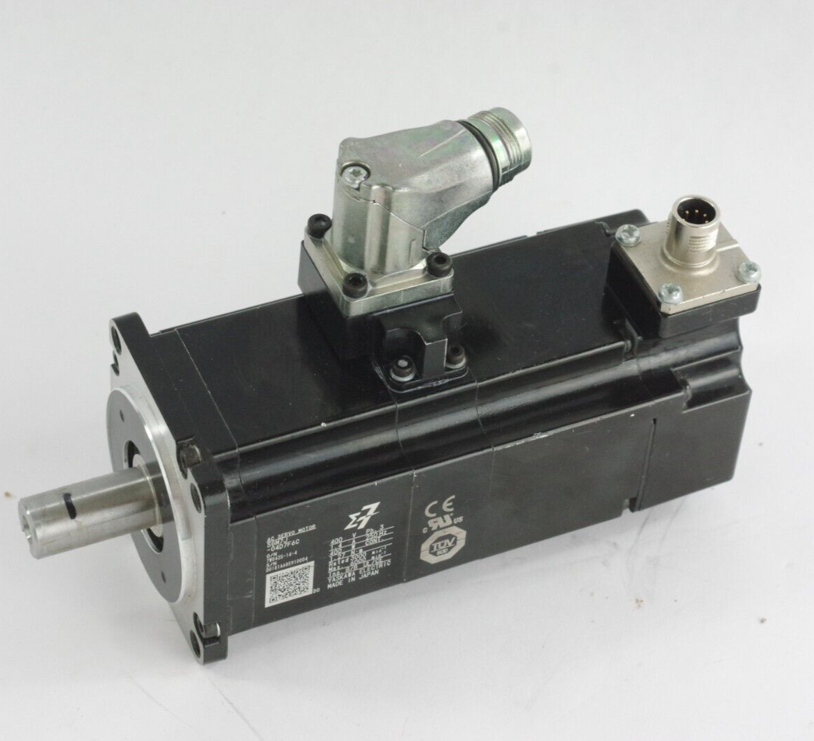 Yaskawa SGM7J-04D7F6C Rotary Servo Motor 400 W 400 VAC 24-BIT Encoder