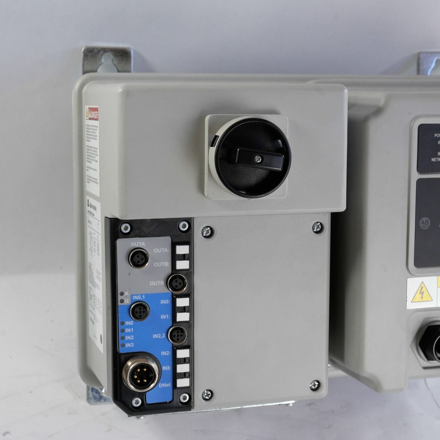Allen Bradley 280D-F12Z-10C-CRW /C ArmorStart Control Module + 280D-FN-10-C /C
