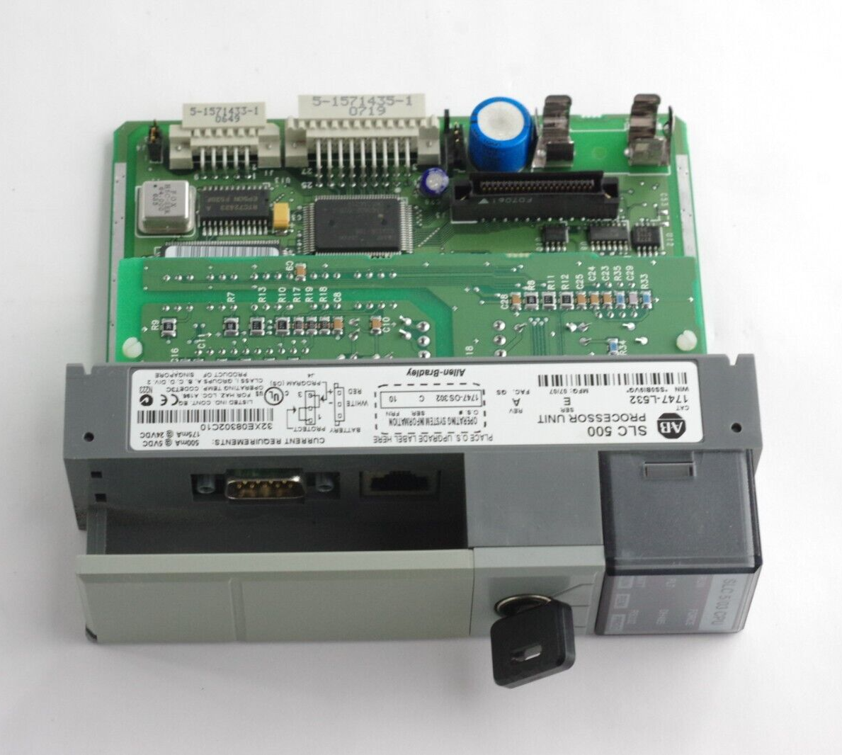 Allen Bradley 1747-L532 Ser E Rev A SLC 500 Processor 1747-OS302 Ser C FRN 10