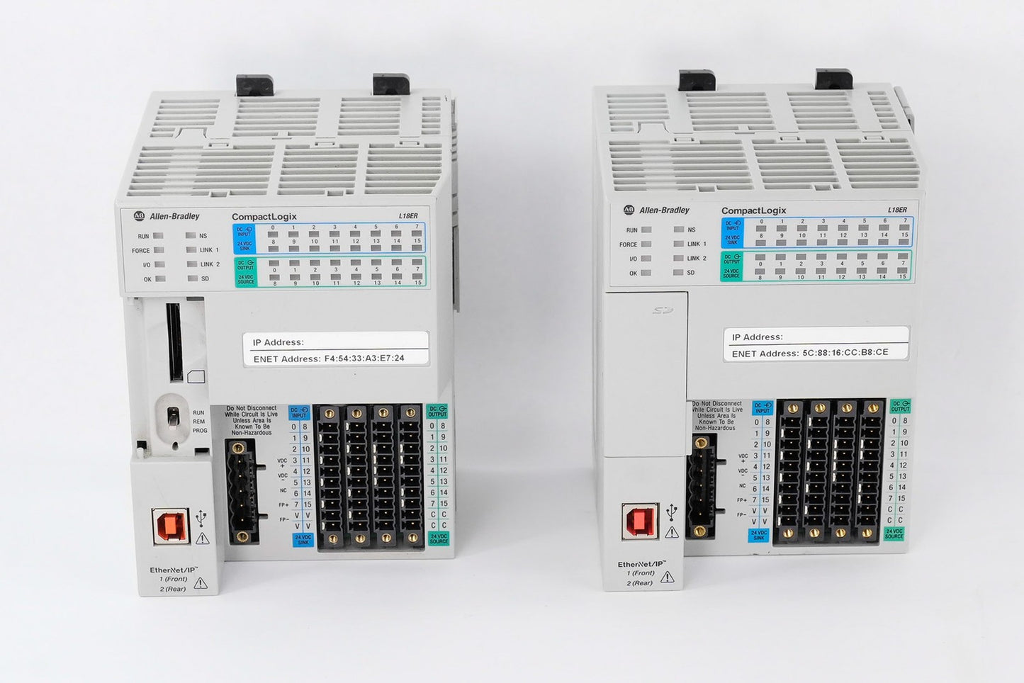 Allen Bradley 1769-L18ER-BB1B /B CompactLogix 0.5MB DI/O PLC Controller