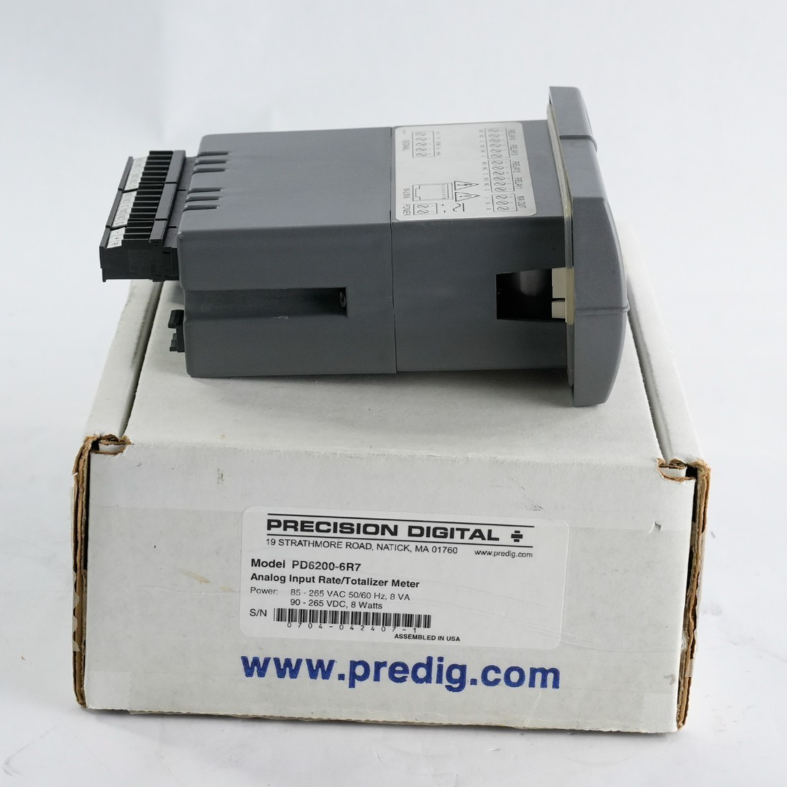 Precision Digital Meter PD6200-6R7 Analog Input Rate/Totalizer Meter - Open Box
