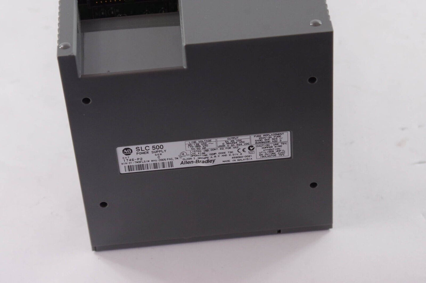 Allen Bradley 1746-P2 / 1746P2 Ser C SLC 500 Rack Power Supply