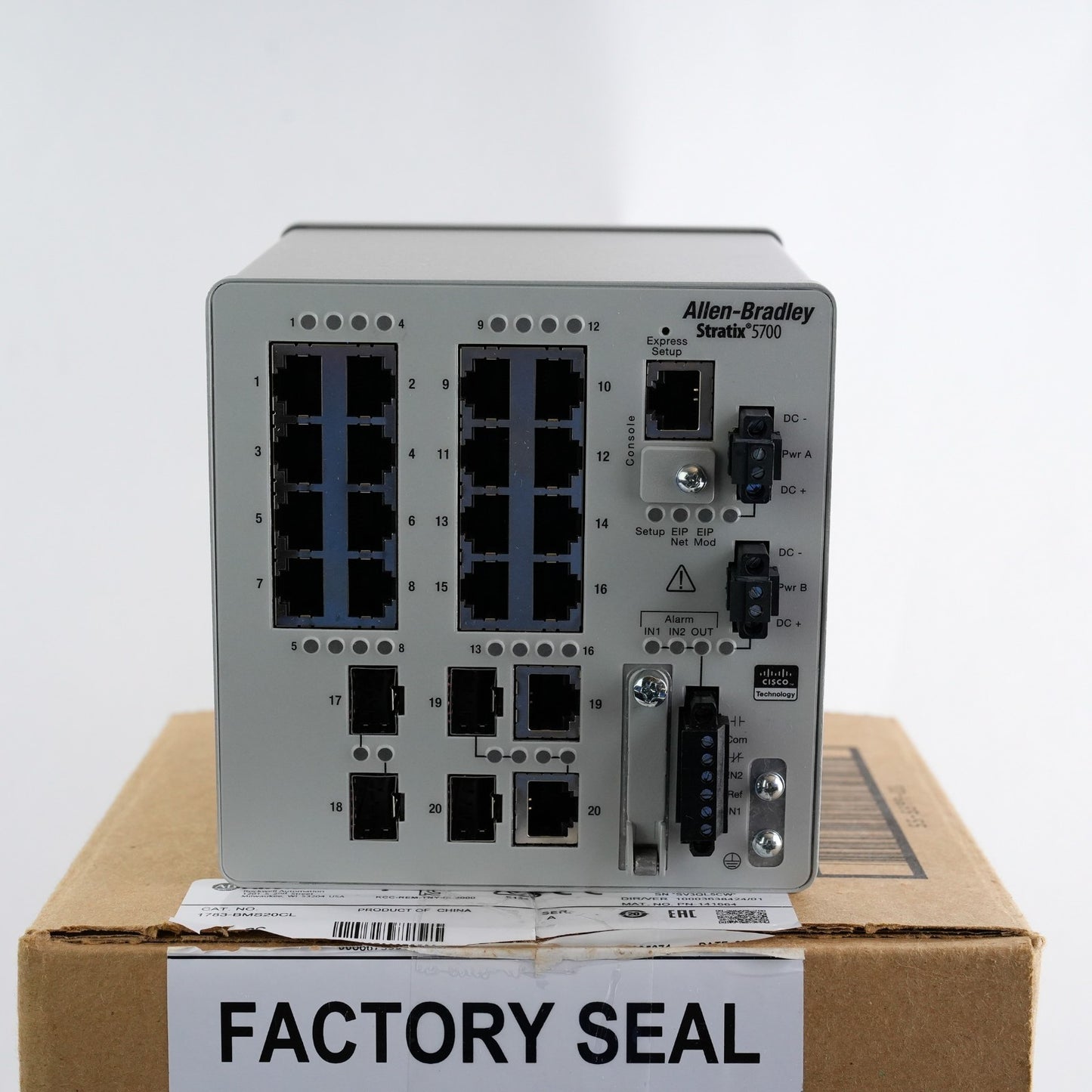 Allen Bradley 1783-BMS20CL /A Stratix 5700 Managed Switch - Open Box
