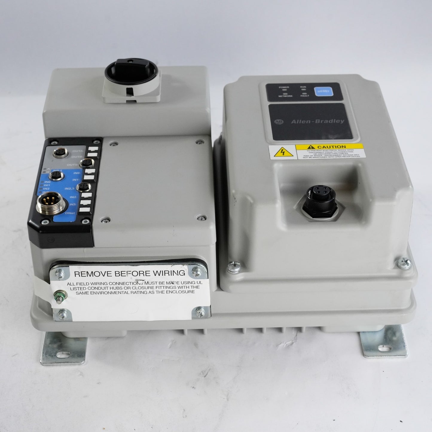 Allen Bradley 280D-F12Z-10C-CRW /C ArmorStart Control Module + 280D-FN-10-C /C