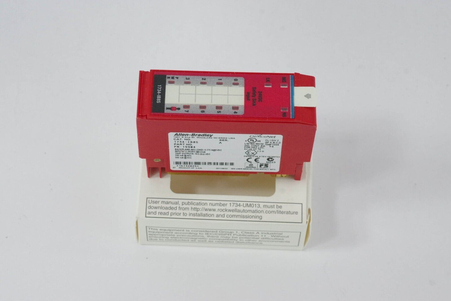 Allen Bradley 1734-IB8S / 1734IB8S SER A Digital Safety Input Module