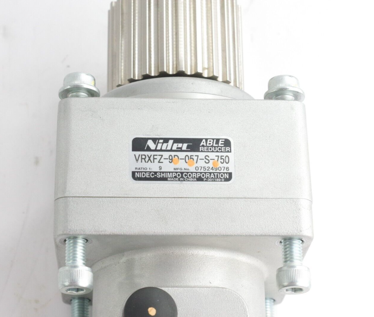 Nidec-Shimpo Corporation Able Reducer VRXFZ-9D-057-S-750 1:9 Ratio P-301189-0
