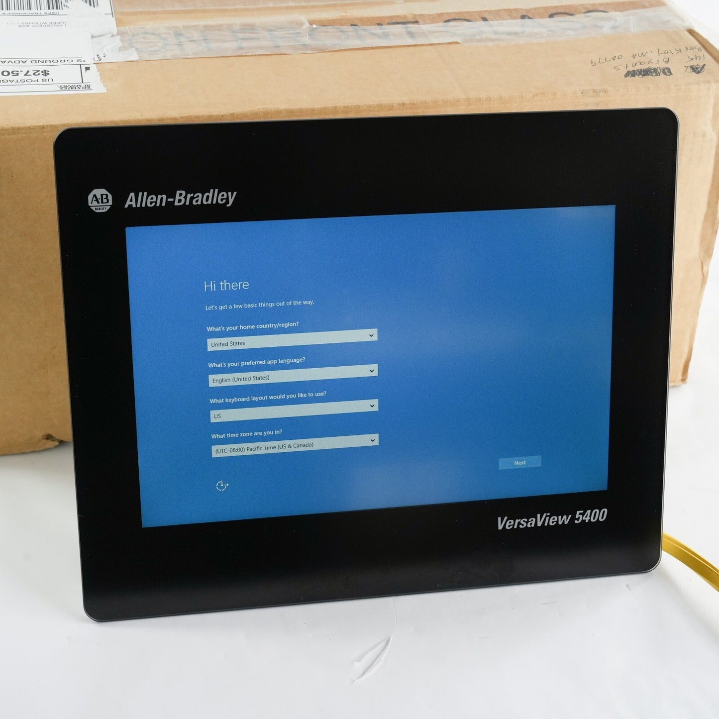 Allen Bradley 6200P-12WS3C1 VERSAVIEW 5400 Box Panel PC Win 10 12WS3A1 / 12WS3B1