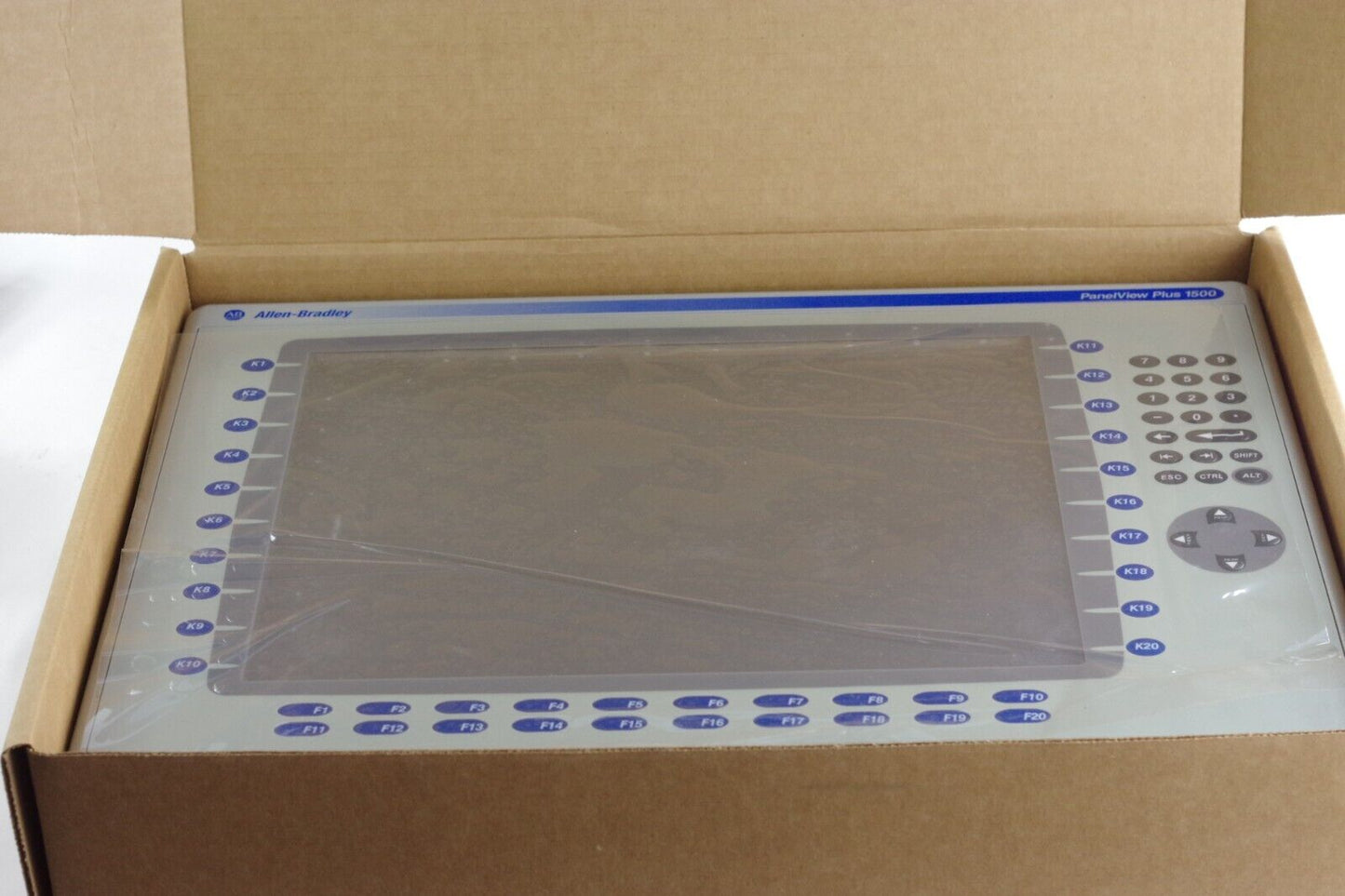 Allen Bradley 2711P-B15C4D1 /A PanelView Plus 1000 2711P-RP1 /B + RDB15C Refurb