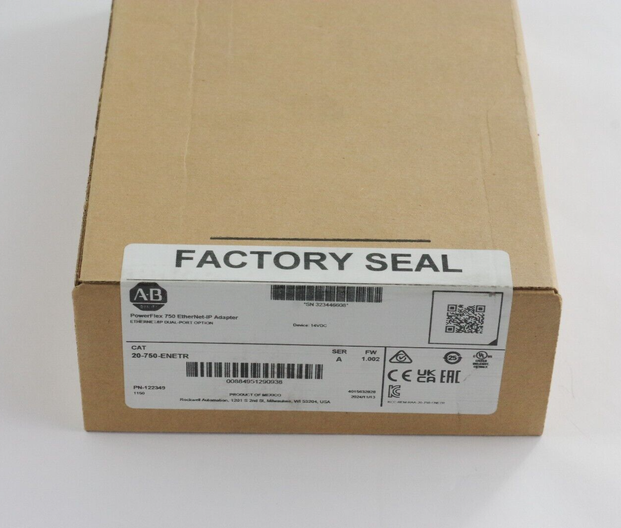 Allen Bradley 20-750-ENETR /A PowerFlex 750 EtherNet/IP Adapter - Sealed Surplus