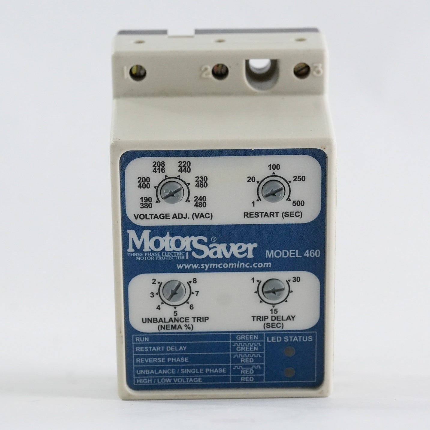 Motor Saver Model 460 Electric Motor Protector 190-480VAC 50/60Hz