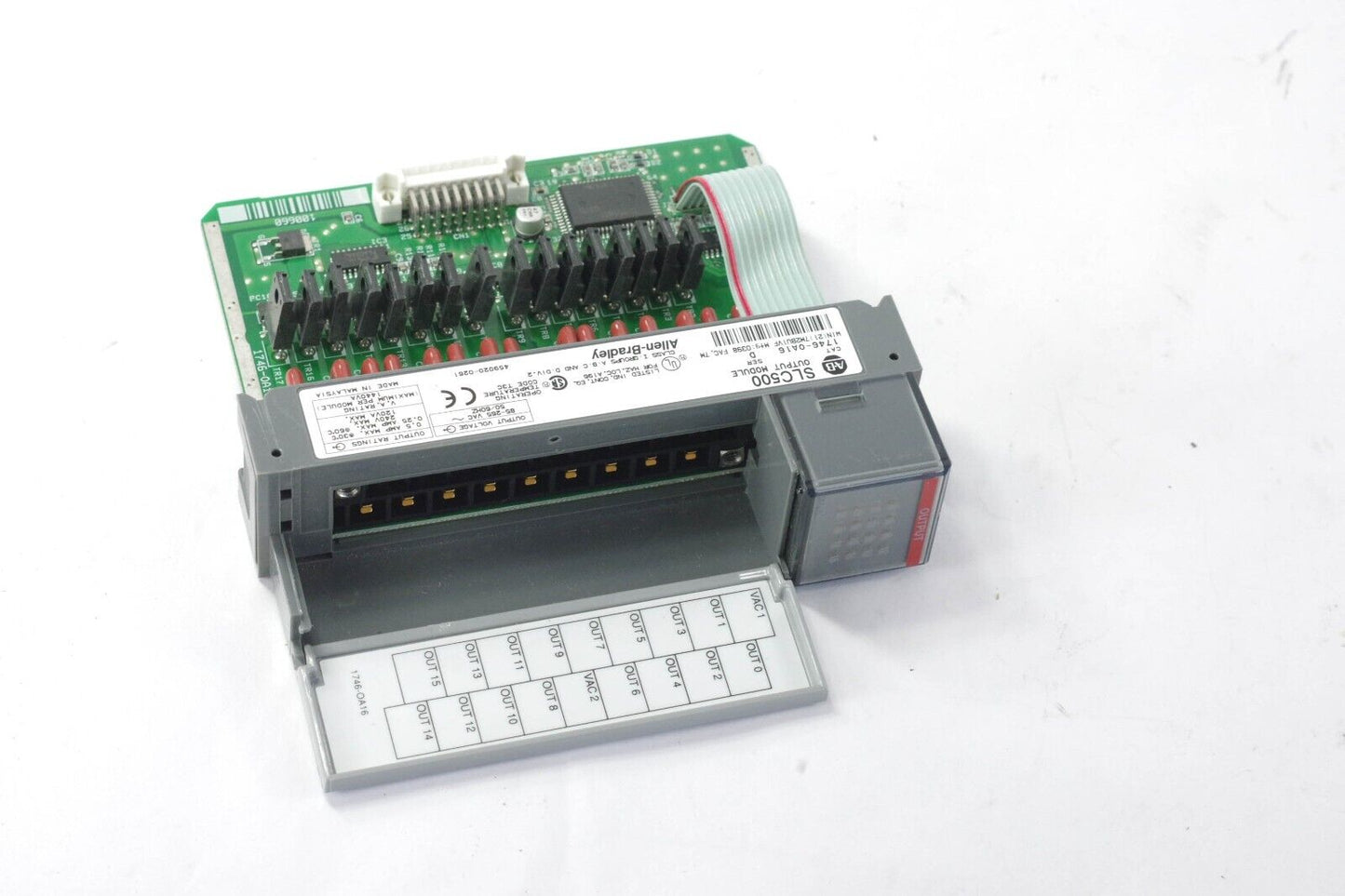 Allen Bradley SLC500 Output Module 1746-OA16 / D Series D