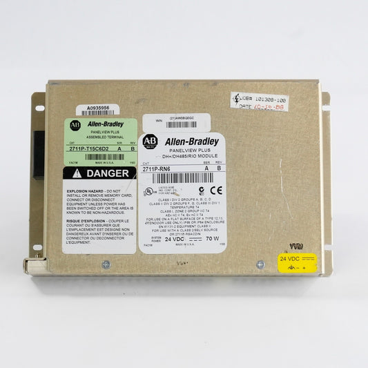 Allen Bradley 2711P-RN6 /A PanelView Plus DH+/DH485/RIO Communications Module
