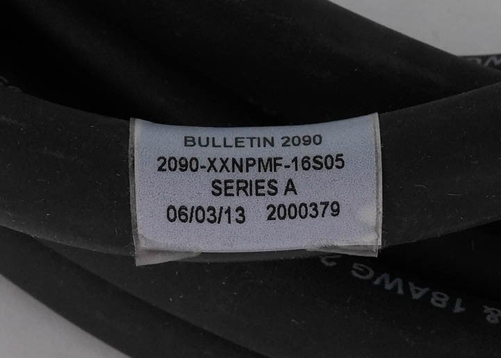 Allen Bradley 2090-XXNPMF-16S05 Ser A Kinetix 6000 Motor Power Cable 16AWG 5m