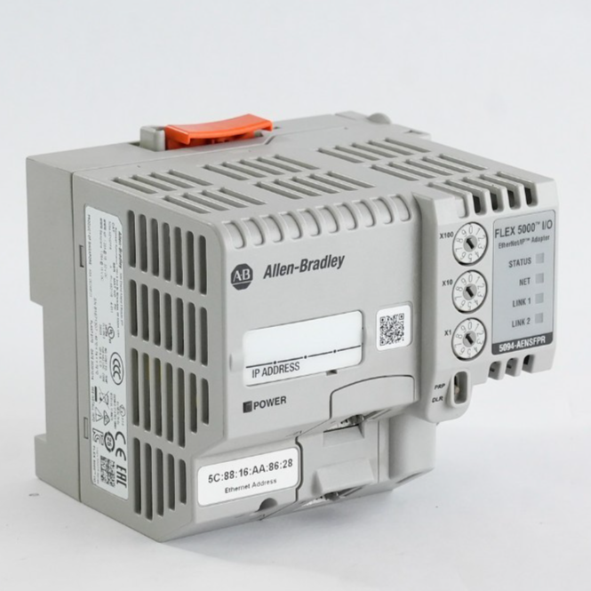 Allen Bradley 5094-AENSFPR Ser A Flex 5000 I/O Ethernet/IP SFP Adapter Module