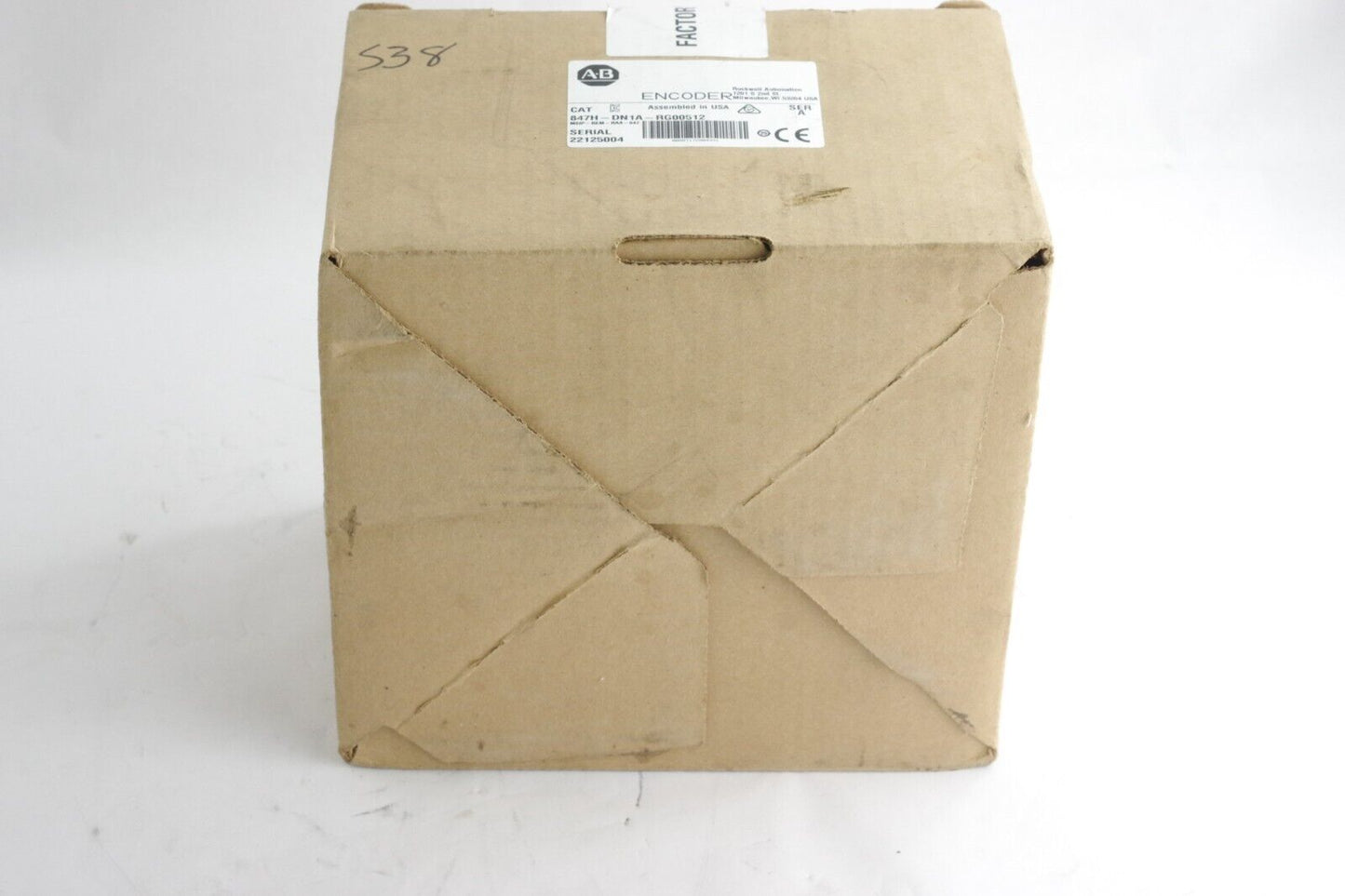 Allen Bradley 847H-DN1A-RG00512 Ser A Incremental Encoder Sealed Surplus
