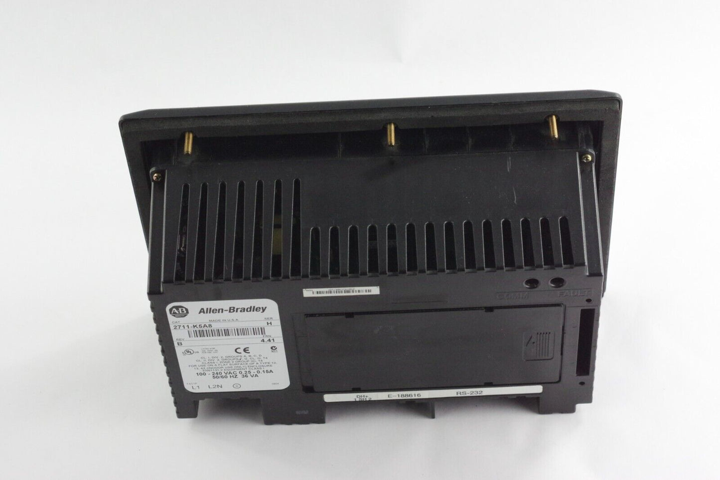 Allen Bradley 2711-K5A8 Ser H Rev B FRN 4.41 Panelview 550 Terminal