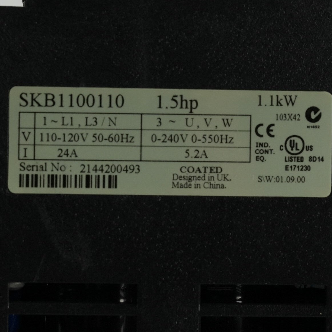 Emerson Control Techniques Commander SKB1100110
