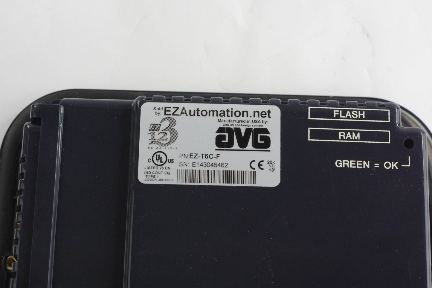 AVG EZAutomation EZ-T6C-F Color Bubble Bezel 6" TFT 24VDC