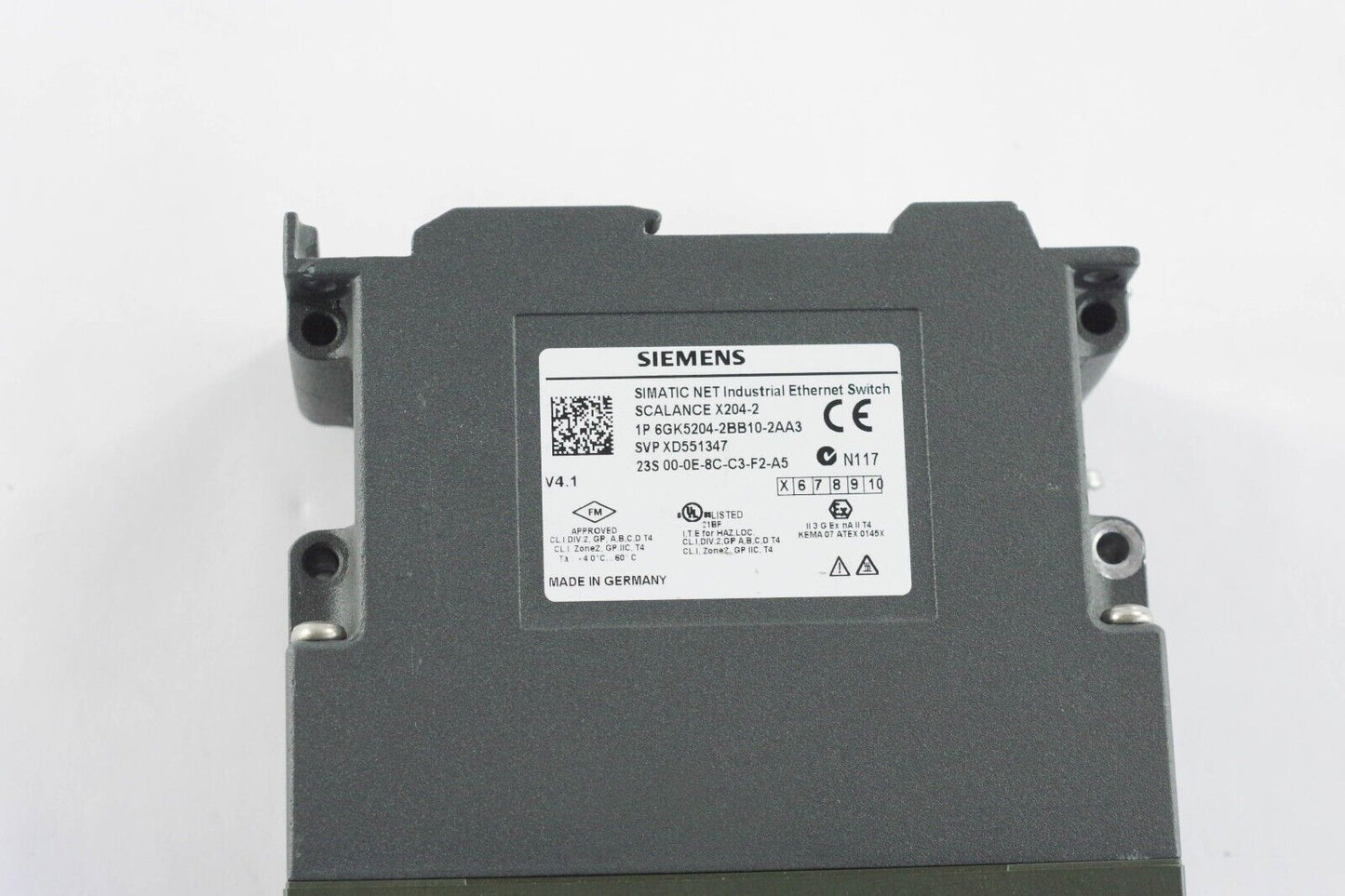 Siemens 6GK5204-2BB10-2AA3 Scalance X204-2 Ethernet Switch