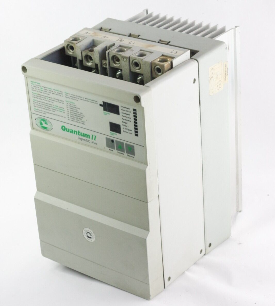 Emerson Quantum II Drive 9500-8205A 9500-1200-I 240/480 VAC 240/500 95008205A DC