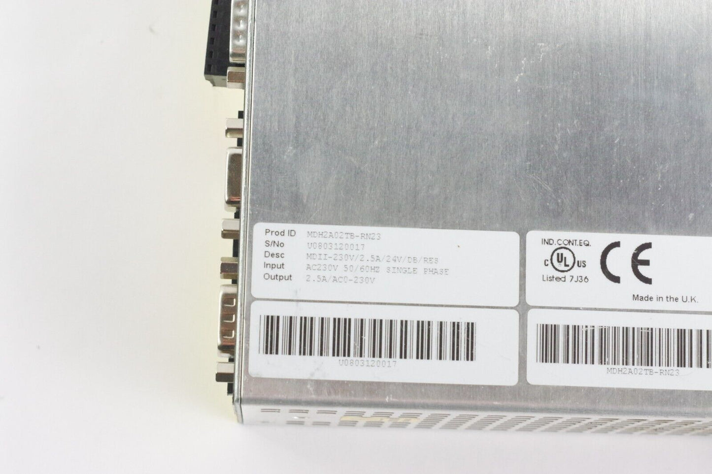 Baldor MDH2A02TB-RN23 Servo Drive Mintdrive 2.5A 230V ACMDH2A02TBRN23