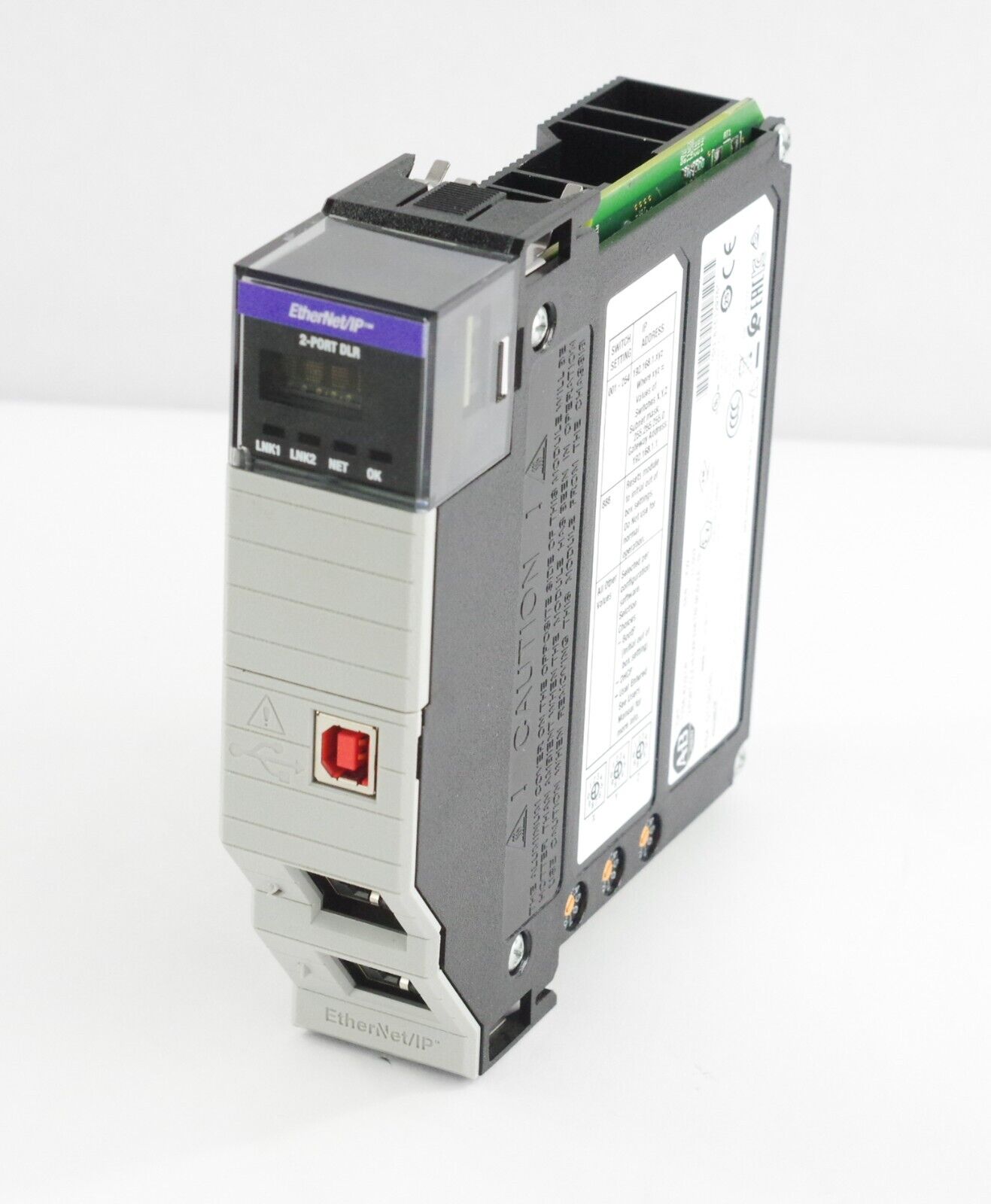 Allen Bradley 1756-EN2TR Ser C ControlLogix 2-Port Ethernet Module - No Box