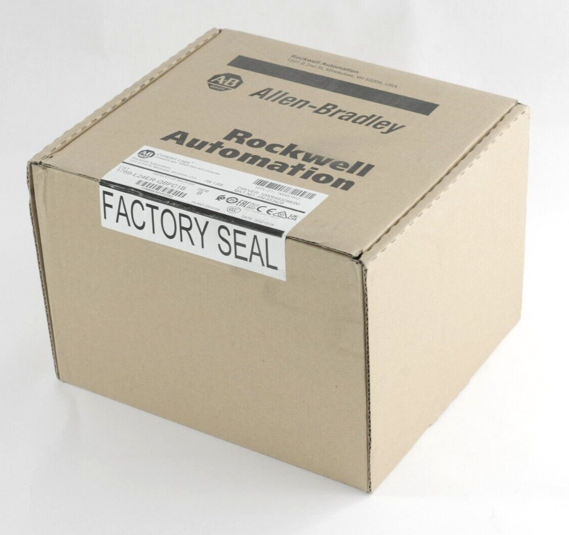 Allen-Bradley 1769-L24ER-QBFC1B Ser B PLC CompactLogix Controller Sealed Surplus