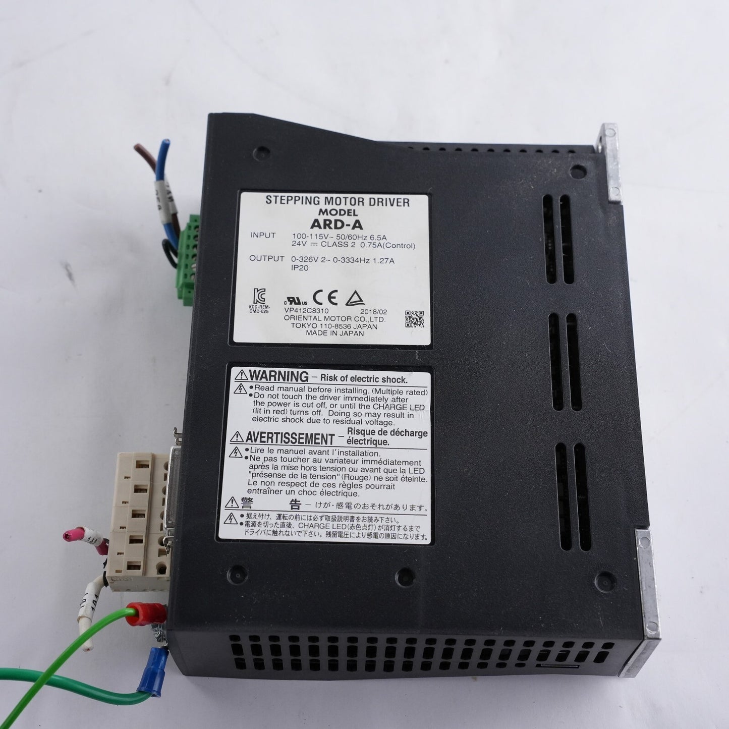 Oriental Motor ARD-A Stepping Motor Driver - Input 100-115V Output 0-326V