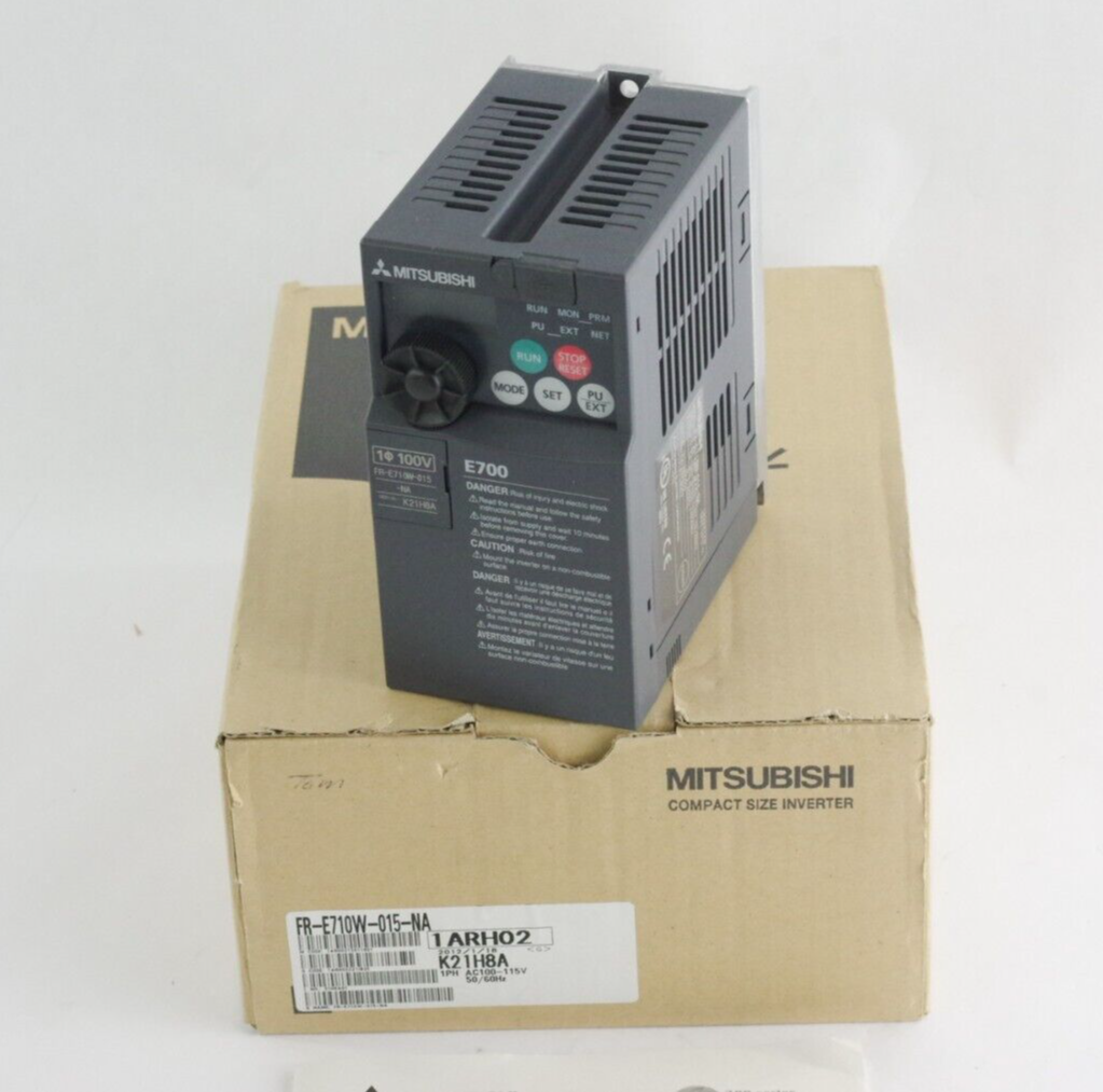 Mitsubishi FR-E710W-015-NA / FRE710W015NA Compact Size Inverter - Open Box