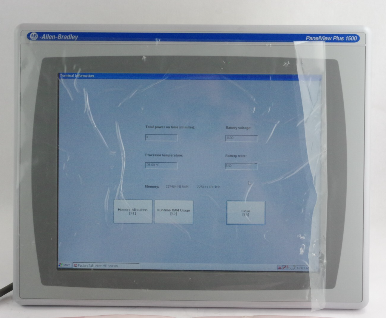 Allen Bradley 2711P-T15C4A7 /A PanelView Plus 15" Terminal 2711p-RP7A G + RDT15C
