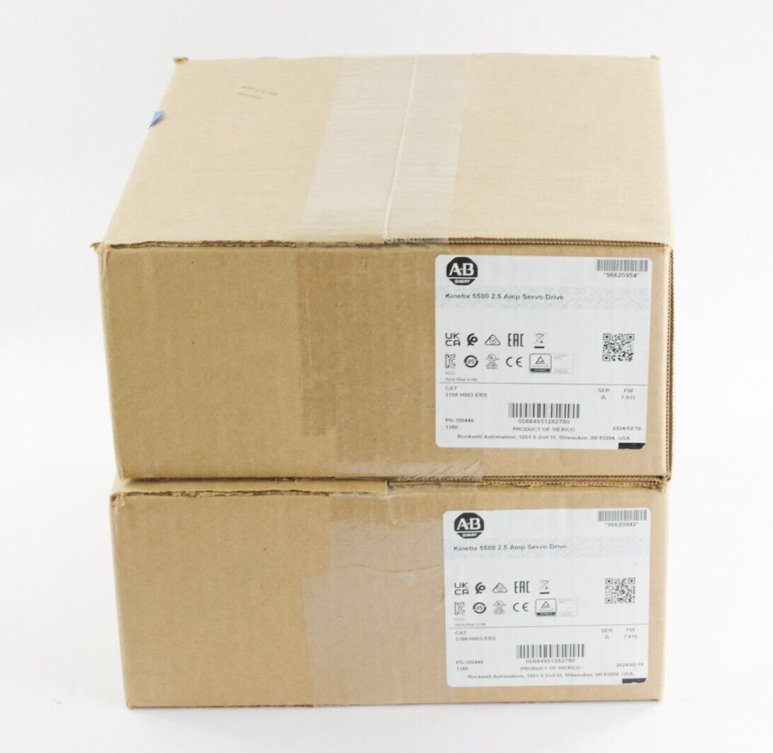 Allen Bradley 2198-H003-ERS Kinetix 5500 Servo Drive Series A - Sealed Surplus