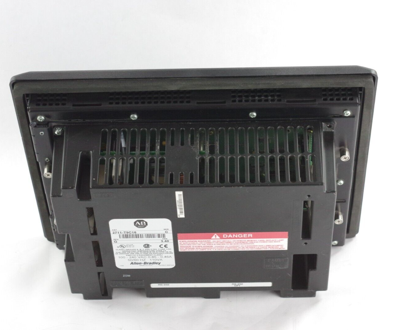 Allen Bradley 2711-T9C16 Ser C Rev G FRN 3.40 PanelView 900 Color Touch