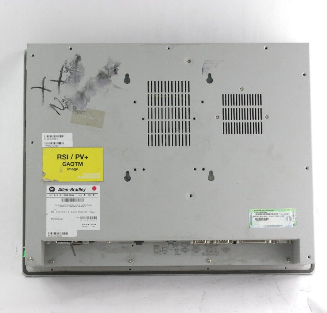 Allen Bradley 6181P-17NP2KH /B Rev Z VersaView 1700P Industrial PC - For Parts