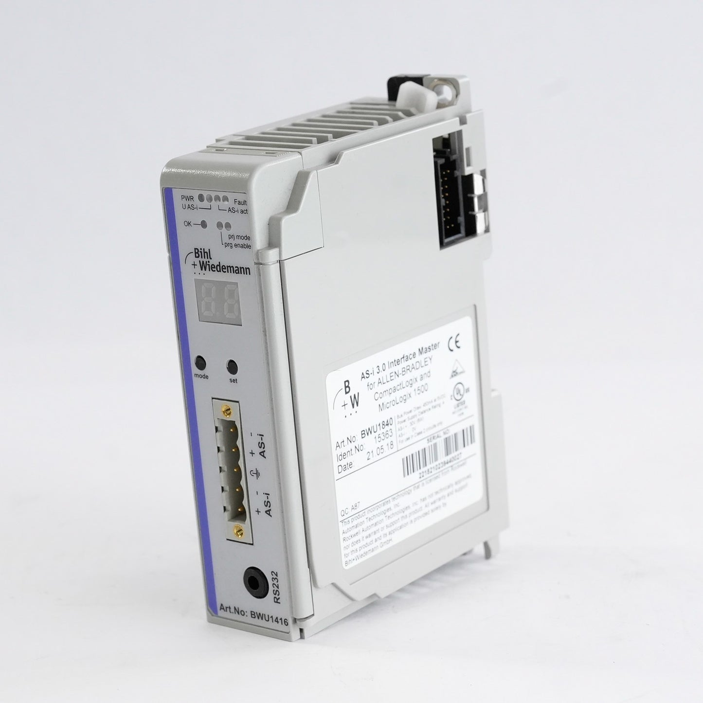 Bihl & Wiedemann BWU1840 ASi 3.0 Interface Master for Allen Bradley