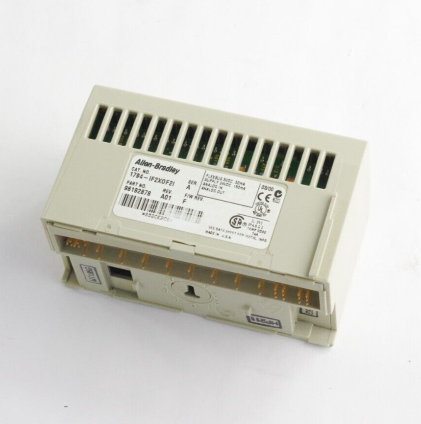 Allen Bradley 1794-IF2X0F2I Ser A F/W REV. F REV A01 Flex I/O Isolated Analog